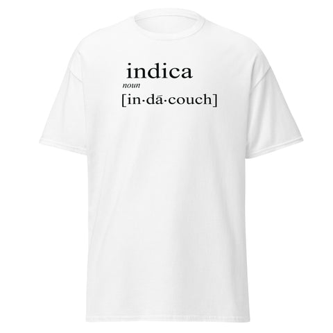 Indica definition tee (Black print)