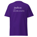 Indica definition in da couch (white print)